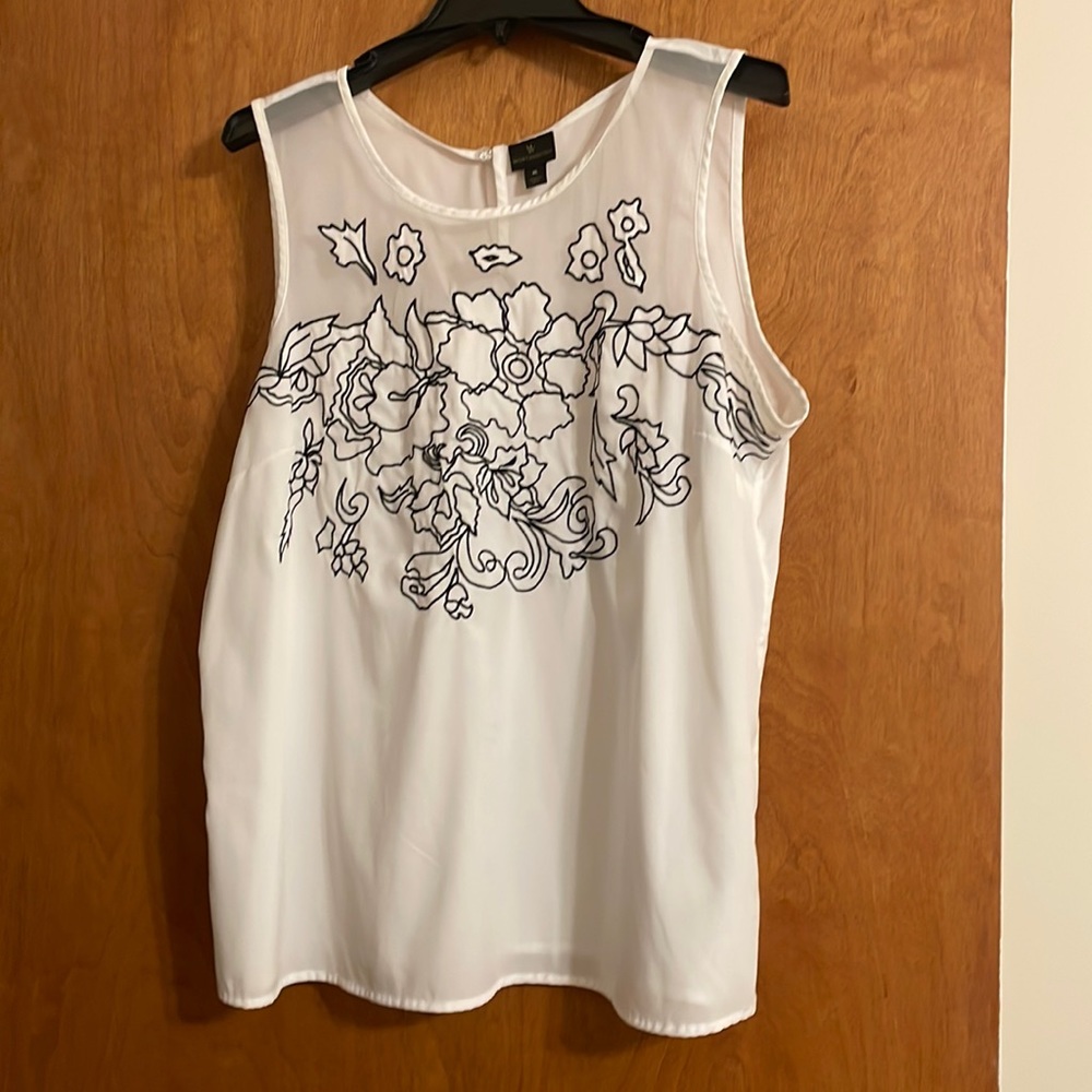 Womens Worthing white Sleeveless blouse